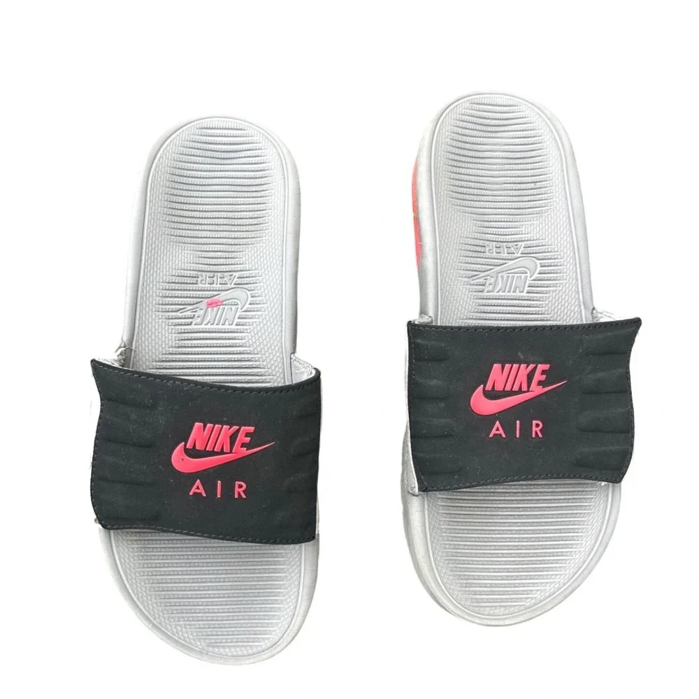 Nike Air Max Camden Slide Big Kids Sandals Size 5Y Gray And Black Shoes‎